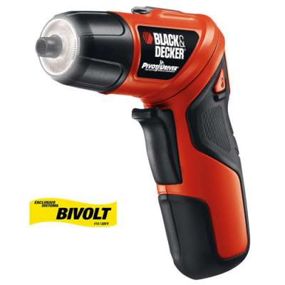  Parafusadeira 3,6v com Anel Luminoso Black & Decker mod. PD400L 